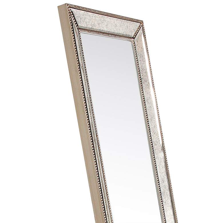 Image 4 Dola Champagne Bead 18" x 64" Rectangular Cheval Mirror more views