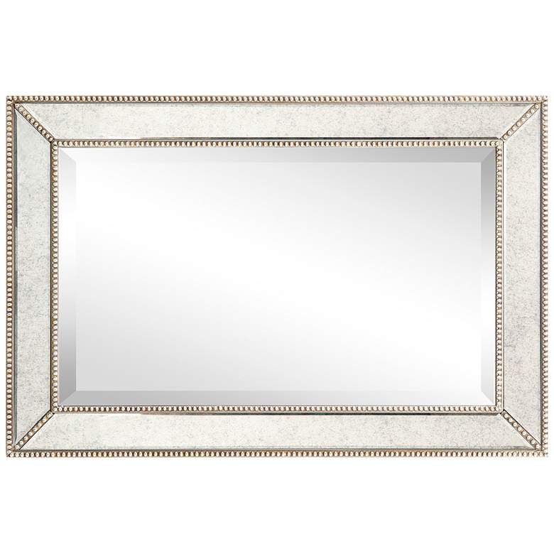 Image 5 Dola Champagne Bead 20 inch x 30 inch Rectangular Wall Mirror more views