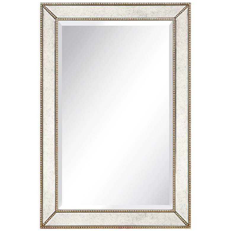 Image 2 Dola Champagne Bead 24 inch x 36 inch Rectangular Wall Mirror