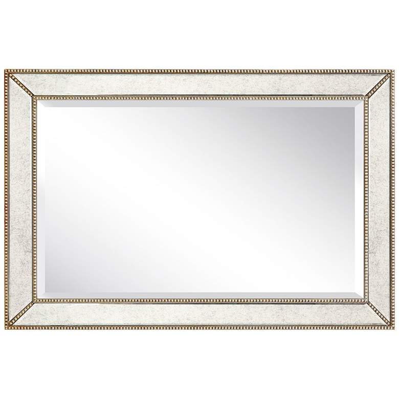 Image 5 Dola Champagne Bead 24 inch x 36 inch Rectangular Wall Mirror more views