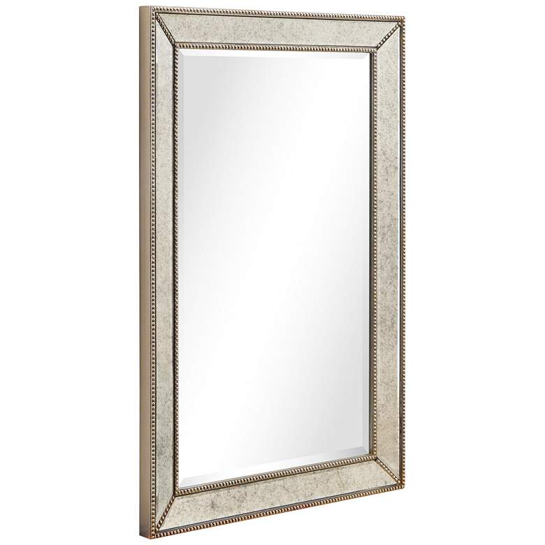 Image 7 Dola Champagne Bead 24 inch x 36 inch Rectangular Wall Mirror more views