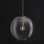 6_Dolan 15" Wide Brass Metal Clear Glass Pendant Light more views