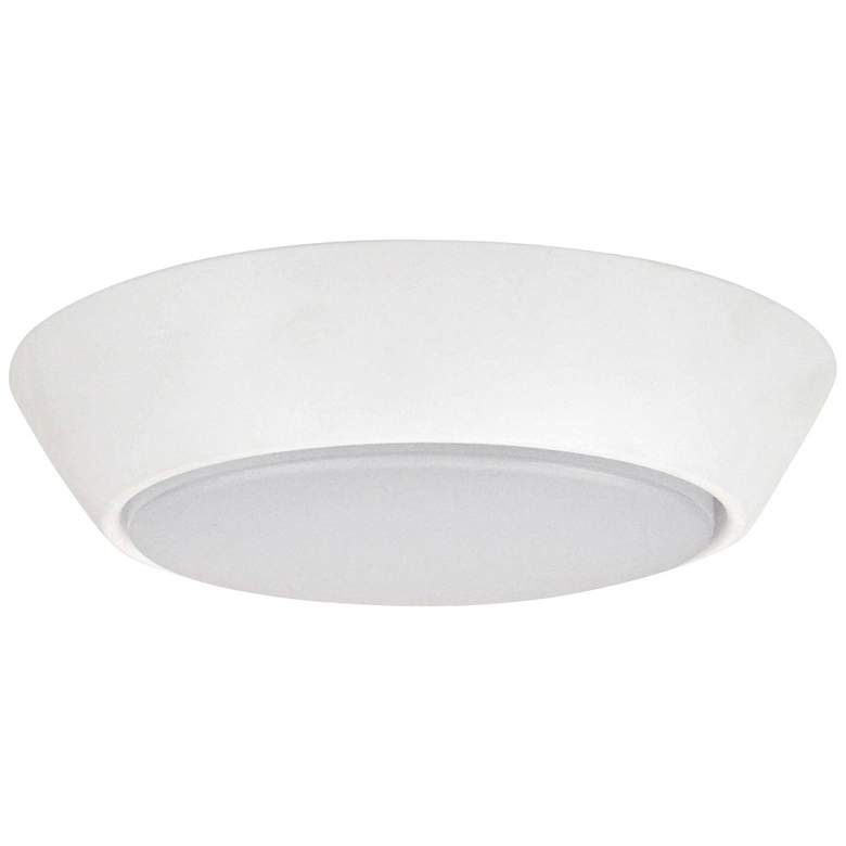 Image 2 Dolan 7 inch Wide White 10-Watt LED Compact Ceiling Light