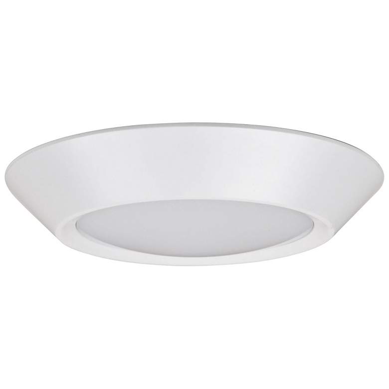 Image 1 Dolan 7" Wide White 17-Watt LED Compact Ceiling Light