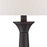 Dolbey Bronze Column Lamps Set of 2 with Table Top Dimmers