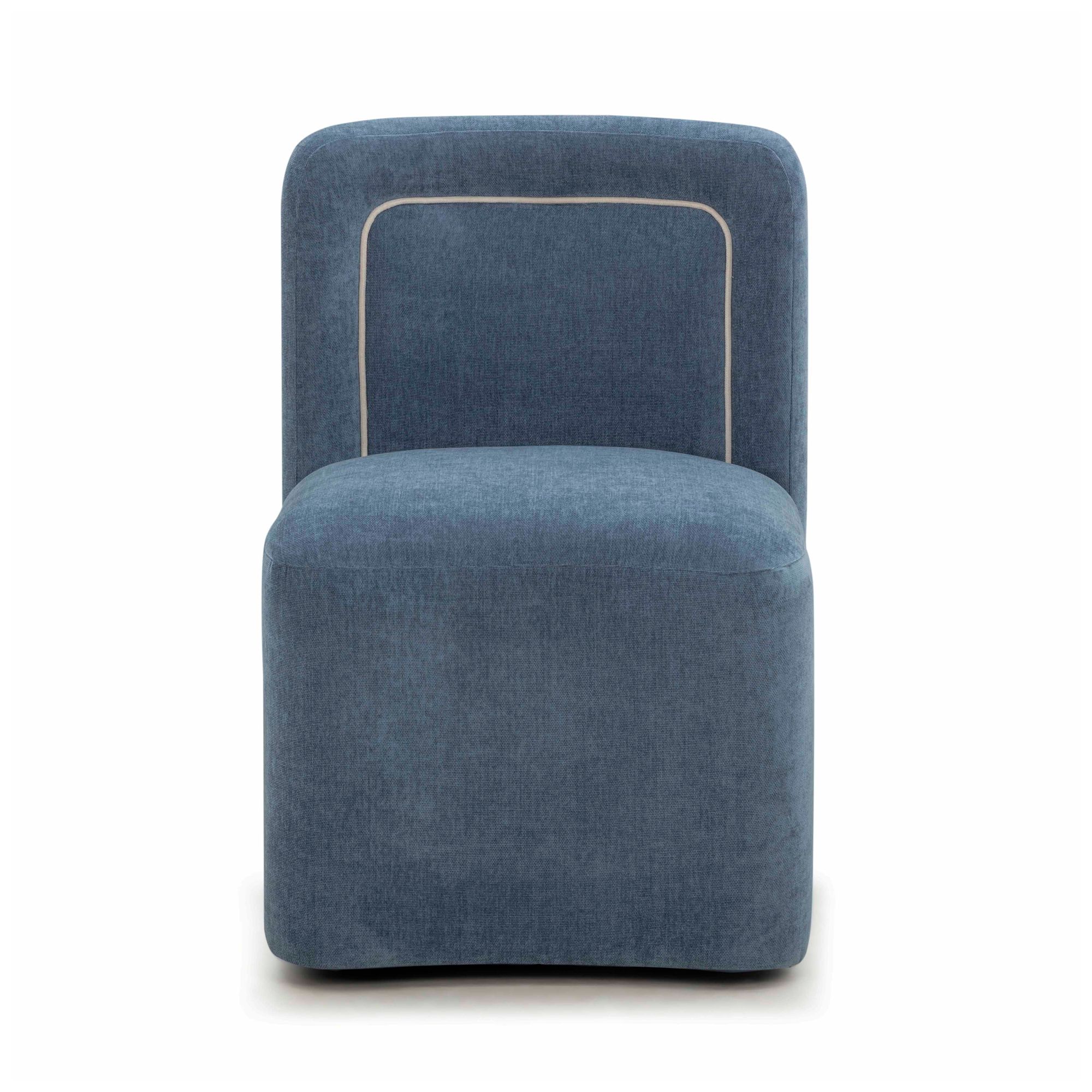 Image 2 Dolce Blue Rolling Desk Chair more views