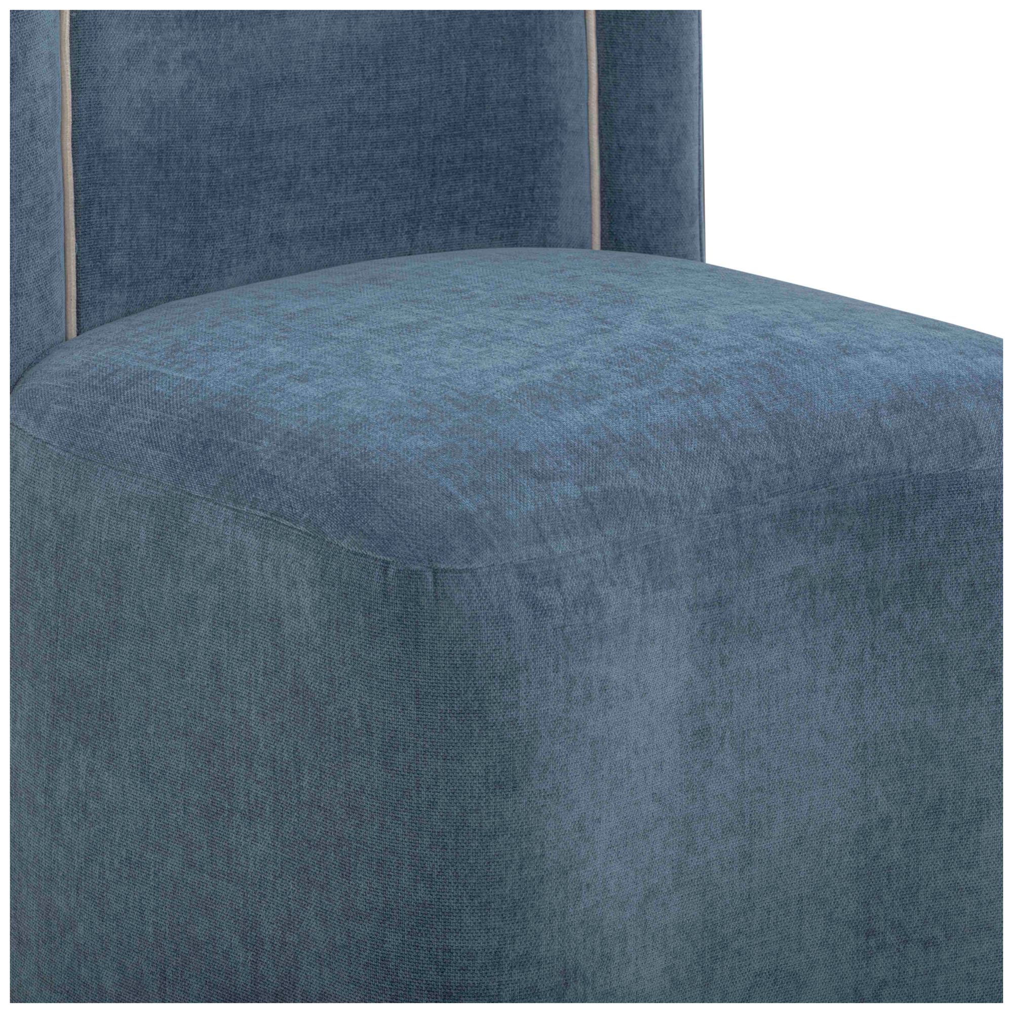 Image 5 Dolce Blue Rolling Desk Chair more views