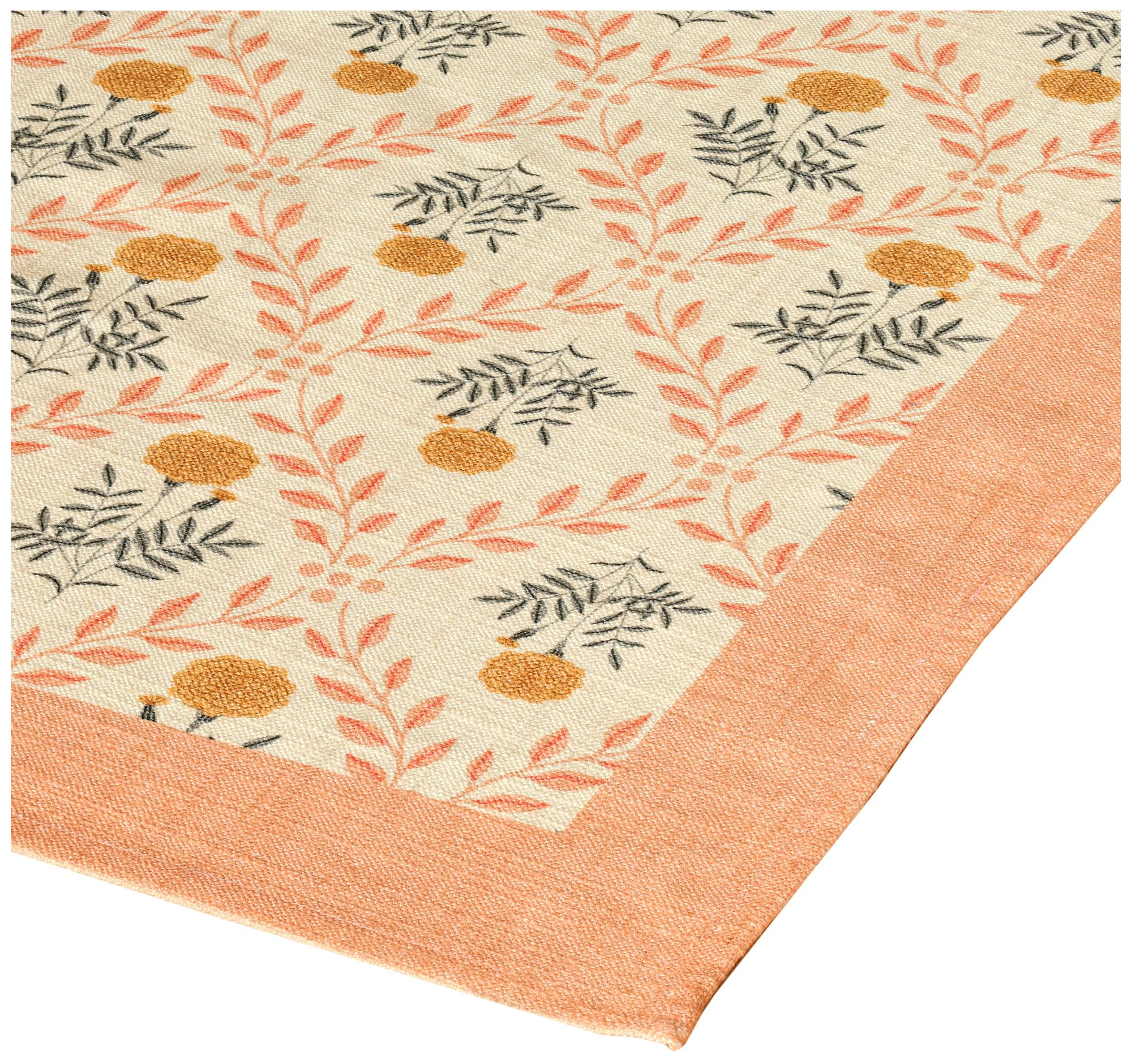 Image 3 Dolce Blush Pink Natural Cotton Table Cloth 70x140" more views