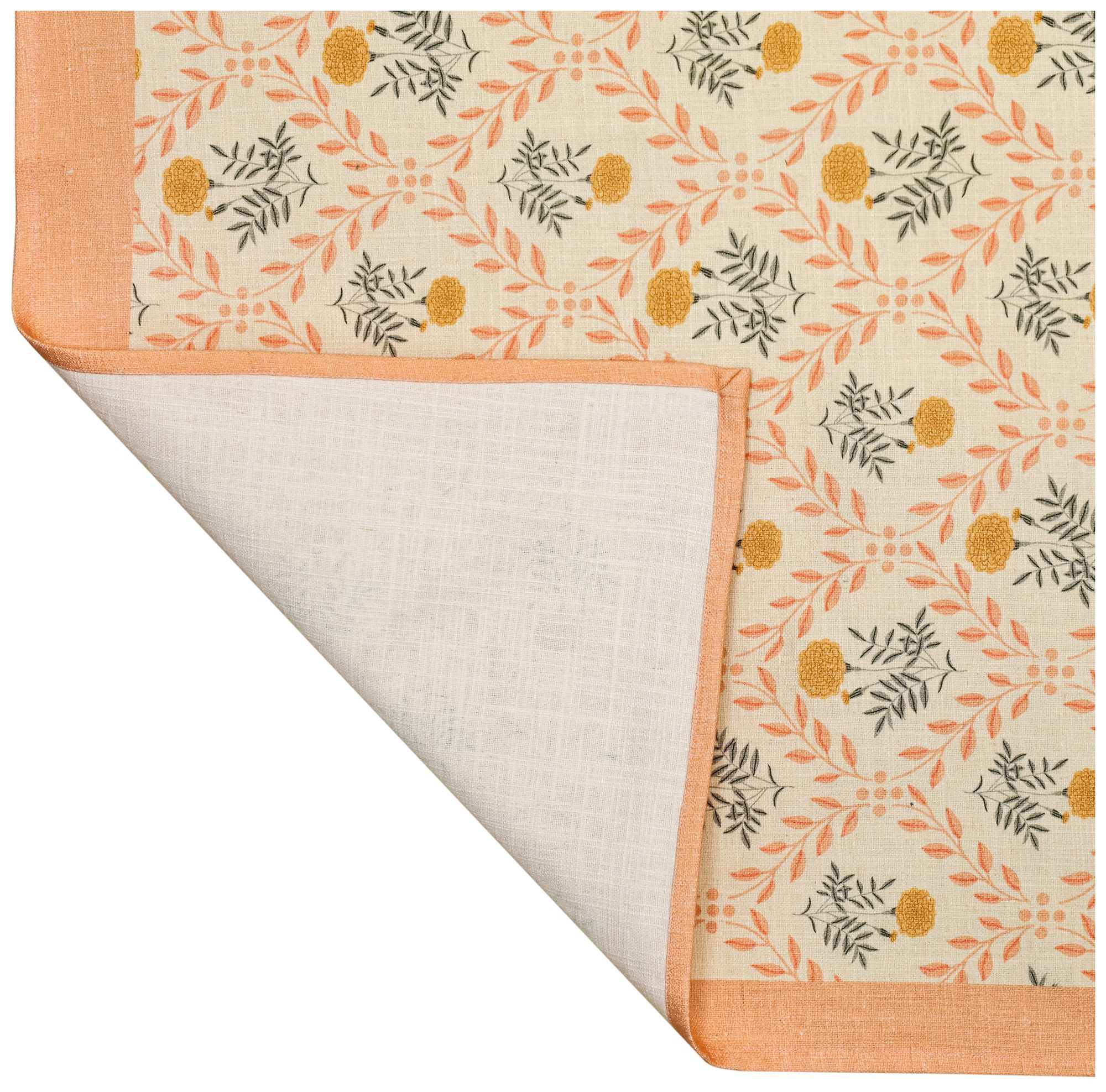 Image 4 Dolce Blush Pink Natural Cotton Table Cloth 70x160" more views