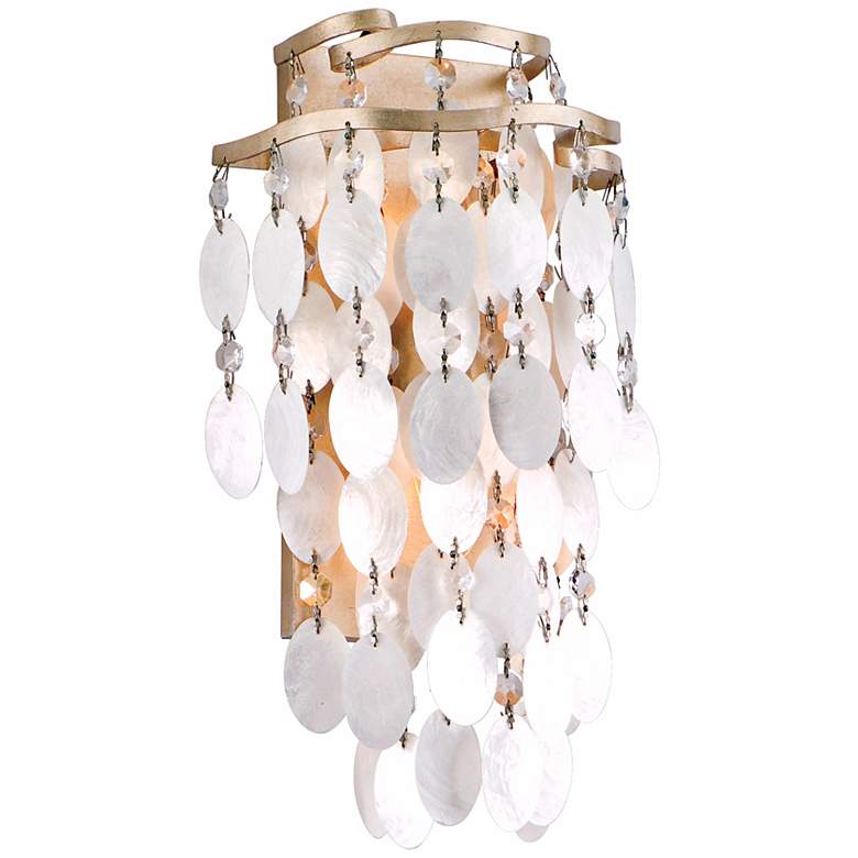 Image 1 Dolce Capiz Shell 14 1/4 inch High Wall Sconce