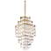 Dolce Capiz Shell 20" Wide Pendant Chandelier
