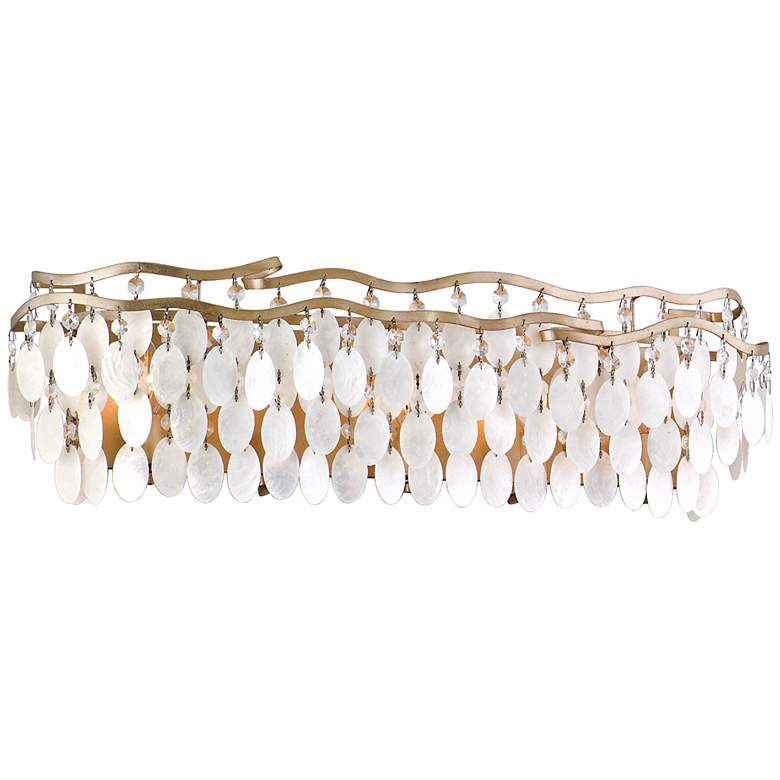 Image 1 Dolce Capiz Shell 27 3/4" Wide Bath Wall Light