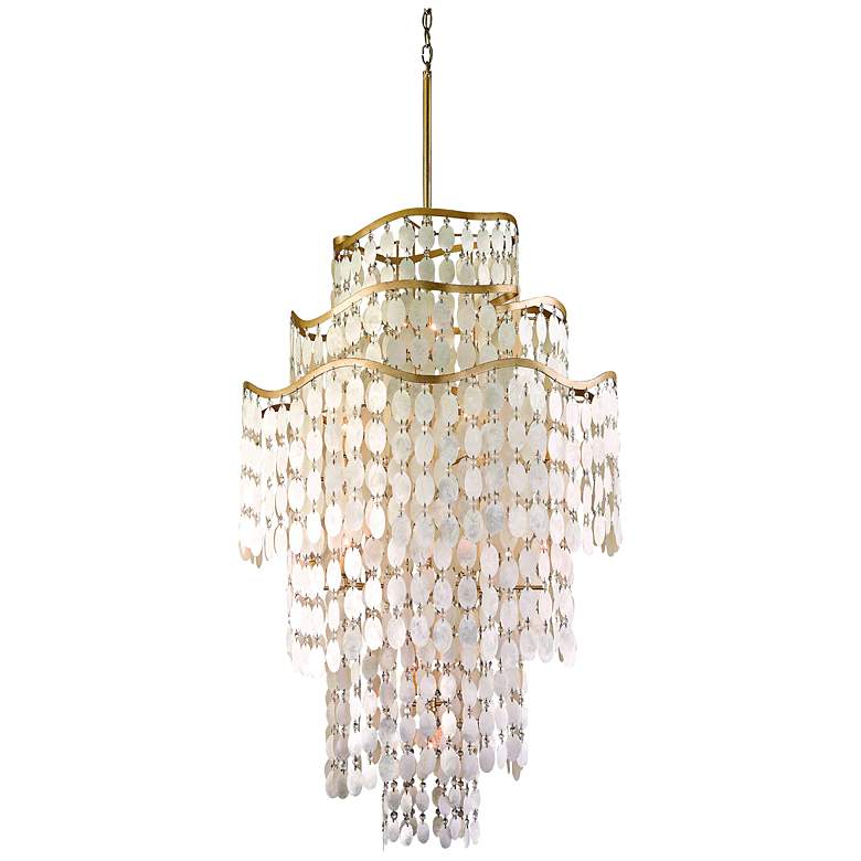 Image 2 Dolce Capiz Shell 36" Wide Pendant Chandelier