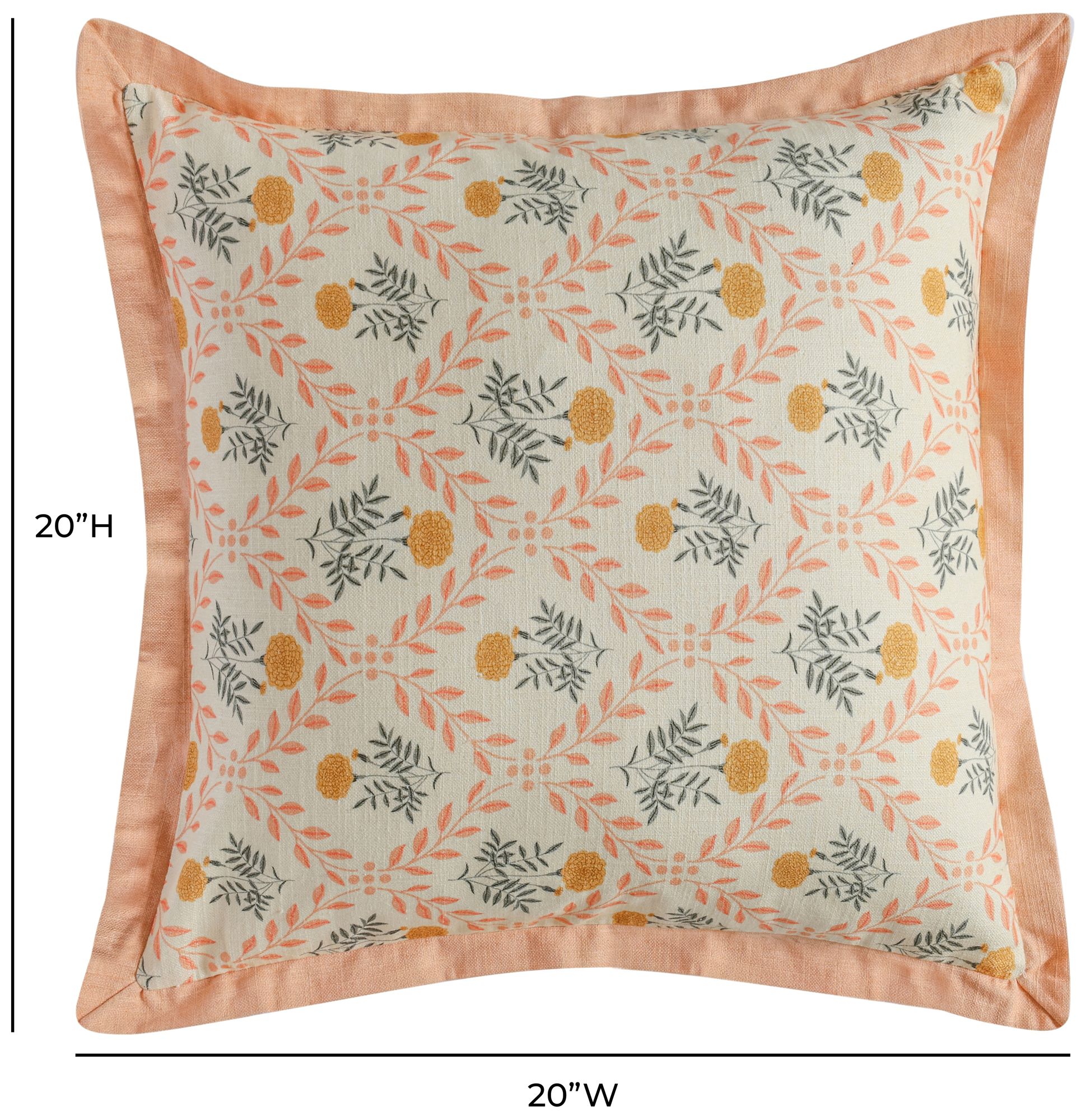 Image 4 Dolce Natural Cotton Accent Pillow in Blush Pink more views