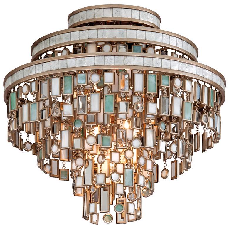 Image 2 Dolcetti 18" Wide Corbett Flushmount Ceiling Light