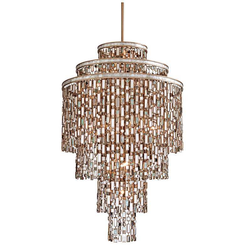 Image 2 Dolcetti Silver 32" Wide Corbett Pendant Light