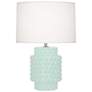 1_Dolly 21.38" High Mint Glazed Finish Accent Lamp