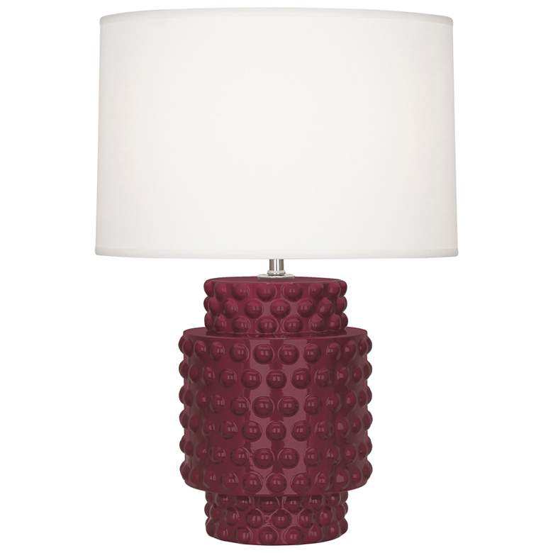 Image 1 Dolly 21.38" High Sugar Plum Finish Accent Lamp
