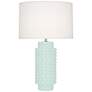 1_Dolly 27.5" High Mint Glazed Finish Table Lamp