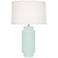 Dolly 27.5" High Mint Glazed Finish Table Lamp