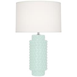 Dolly 27.5" High Mint Glazed Finish Table Lamp