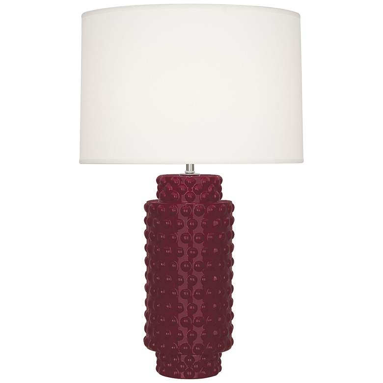 Image 1 Dolly 27.5" High Sugar Plum Finish Table Lamp