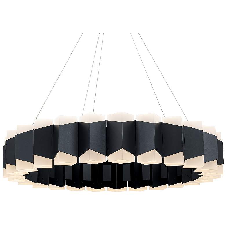 Image 1 Dolman 27in LED Pendant 3000K in Black