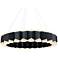 Dolman 27in LED Pendant 3000K in Black