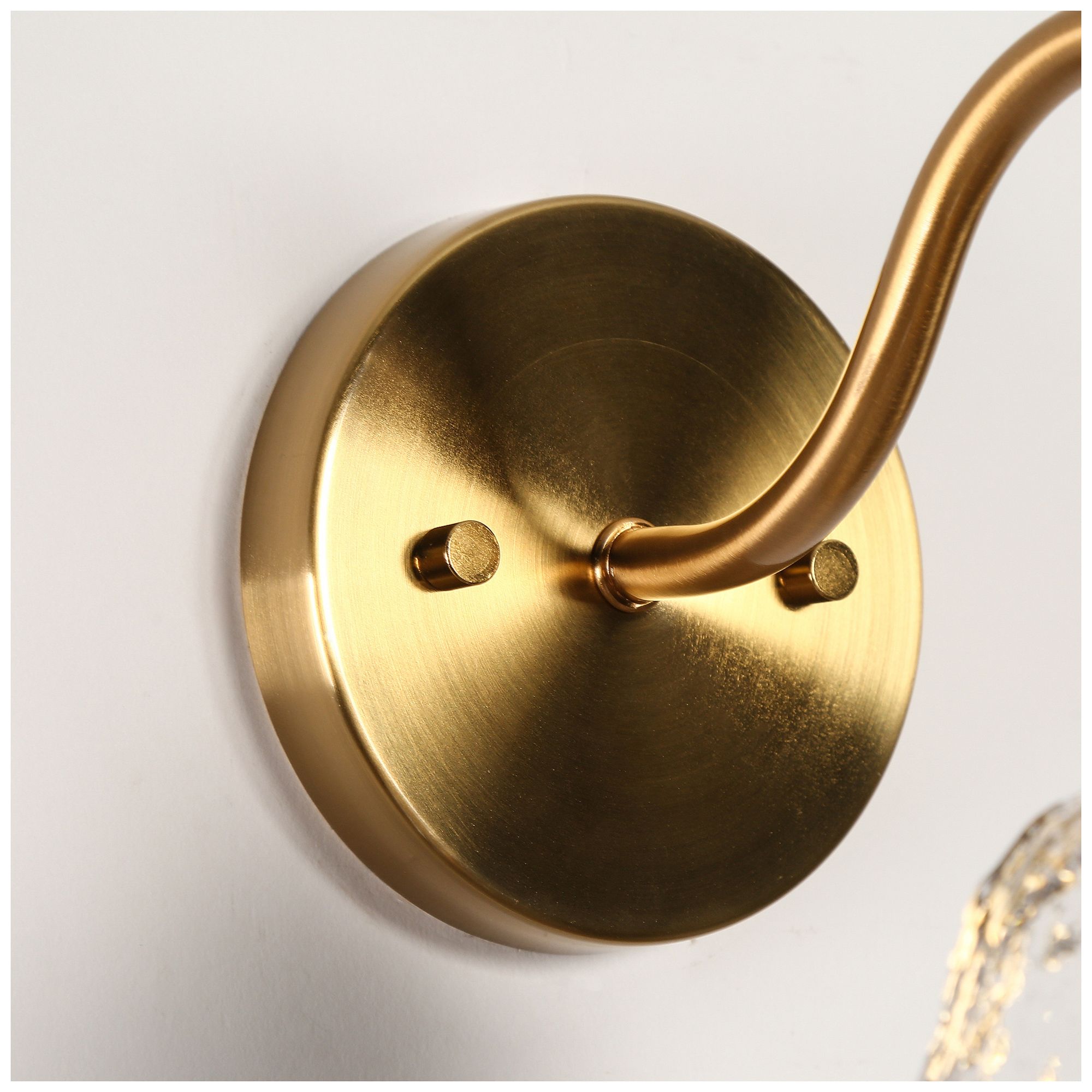 Dolohovstrout 1-Light Gold Glass Wall Sconces - Made to Order