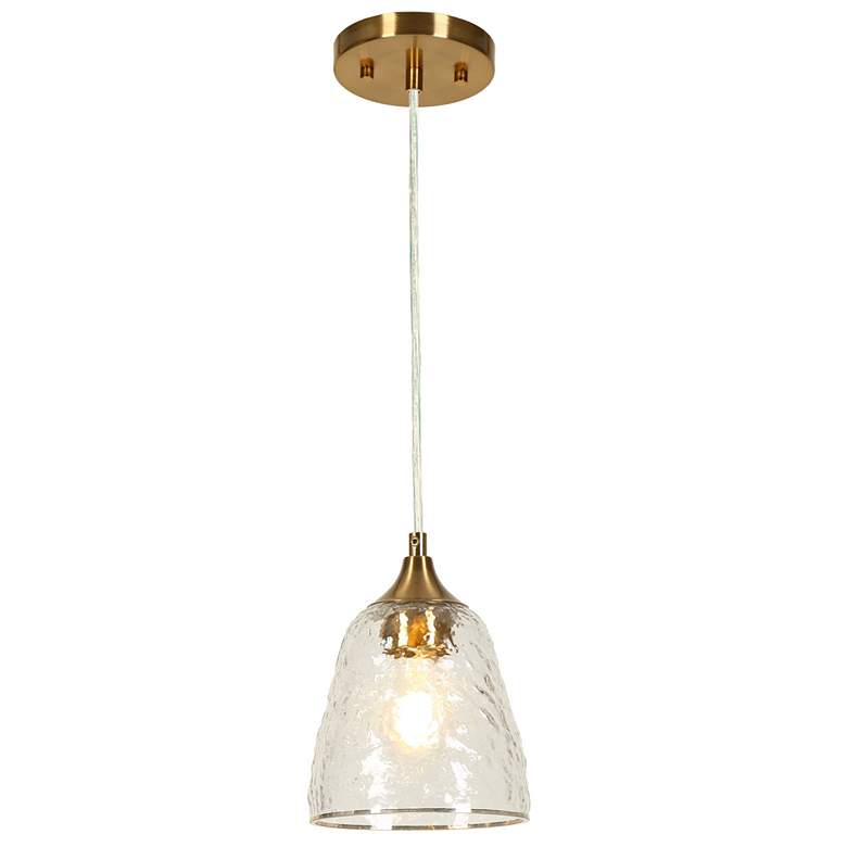 Image 1 Dolohovstrout 5.9" Wide Gold 1-Light Pendant Light