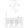 7_Dolohovstrout 5-Light Cluster Glass Island Pendant Light more views