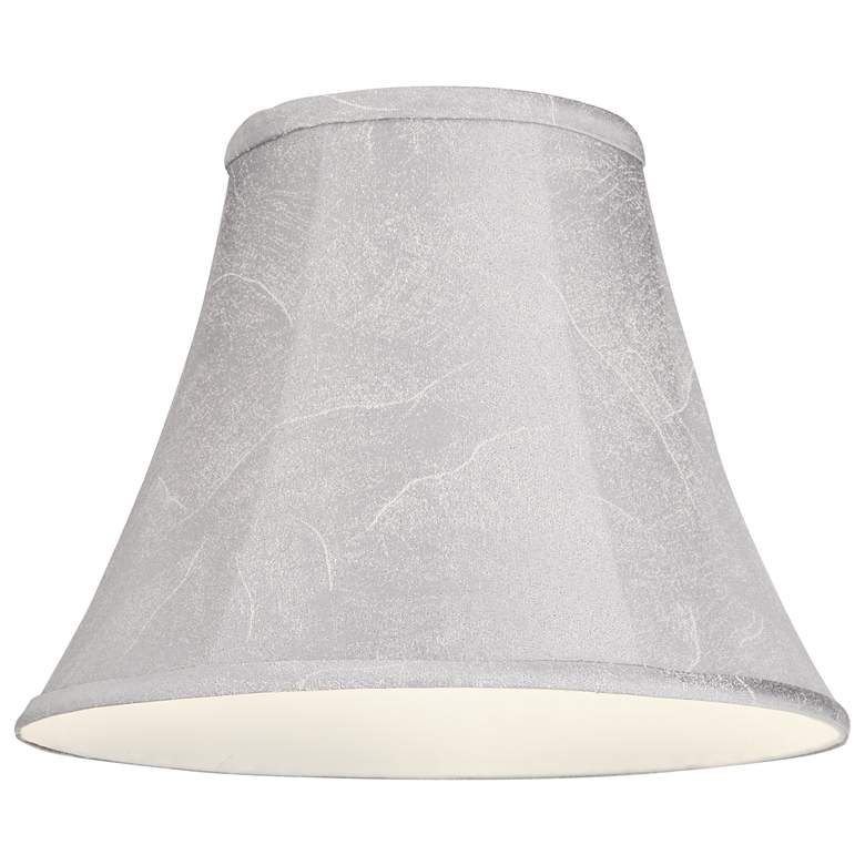Image 3 Dolomite Gray Softback Bell Lamp Shade 7x14x11 (Washer) more views