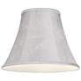 Dolomite Gray Softback Bell Lamp Shade 7x14x11 (Washer)