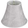 Dolomite Gray Softback Bell Lamp Shade 7x14x11 (Washer)