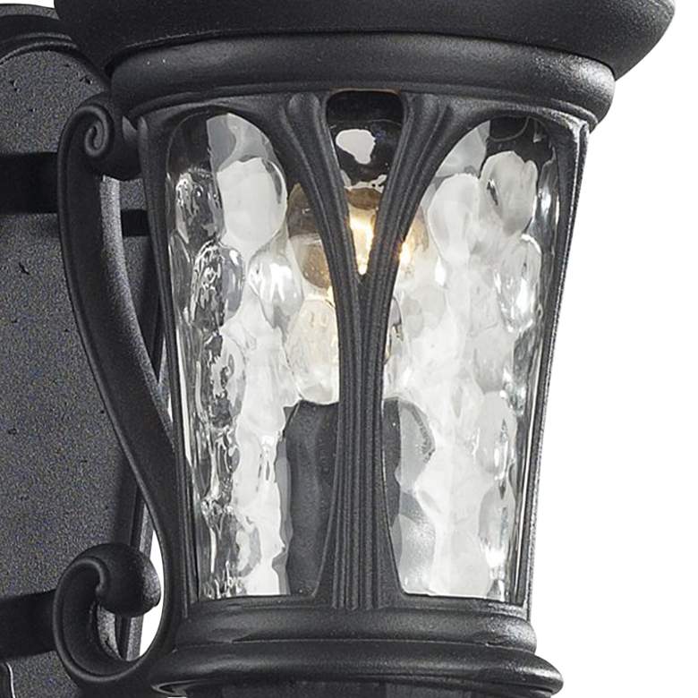 Image 2 Doma 14 inch High Black Metal Outdoor Wall Light more views