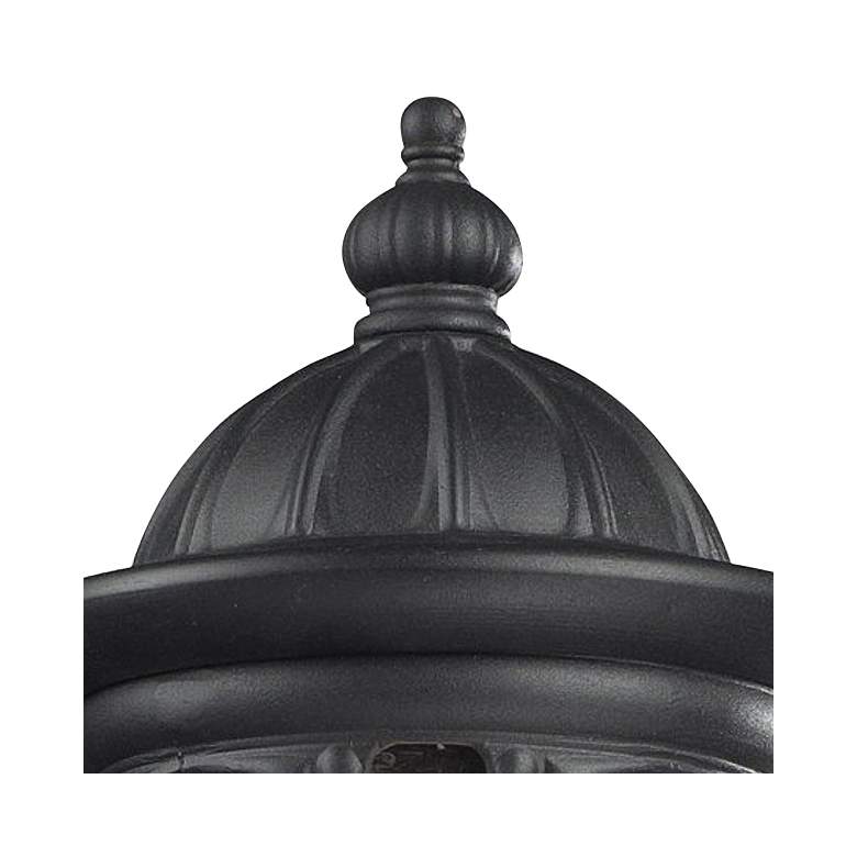 Image 3 Doma 19 1/2 inch High Black Metal Outdoor Wall Light more views