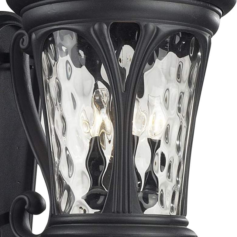 Image 2 Doma 28 3/4 inch High Black Metal Outdoor Wall Light more views
