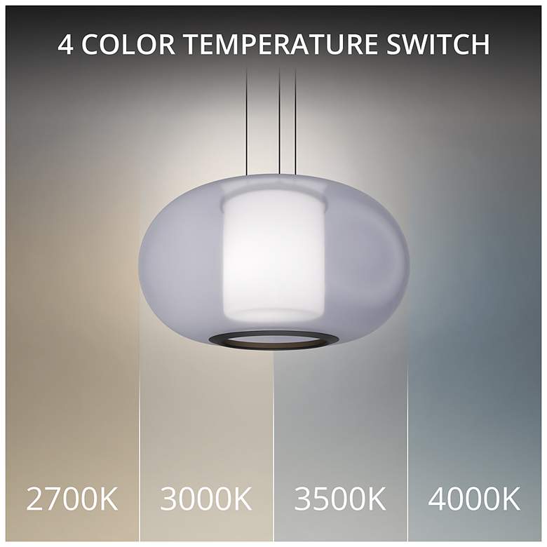 Image 3 Doma 8.75"H x 16"W 1-Light Pendant in Black more views