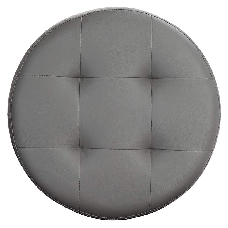 Image 3 Domani Small Gray Swivel Ottoman more views