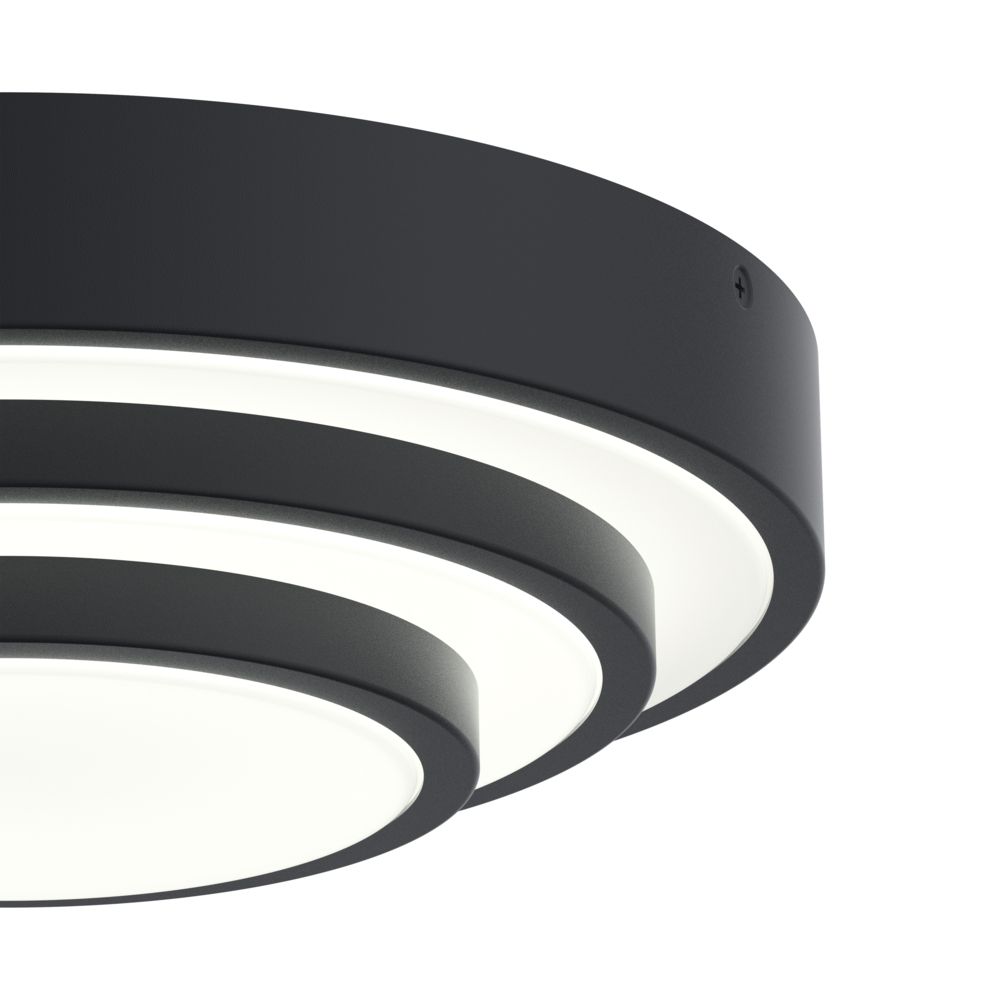 Thumbnail2 of Dombard Matte Black Semi Flush Light more views