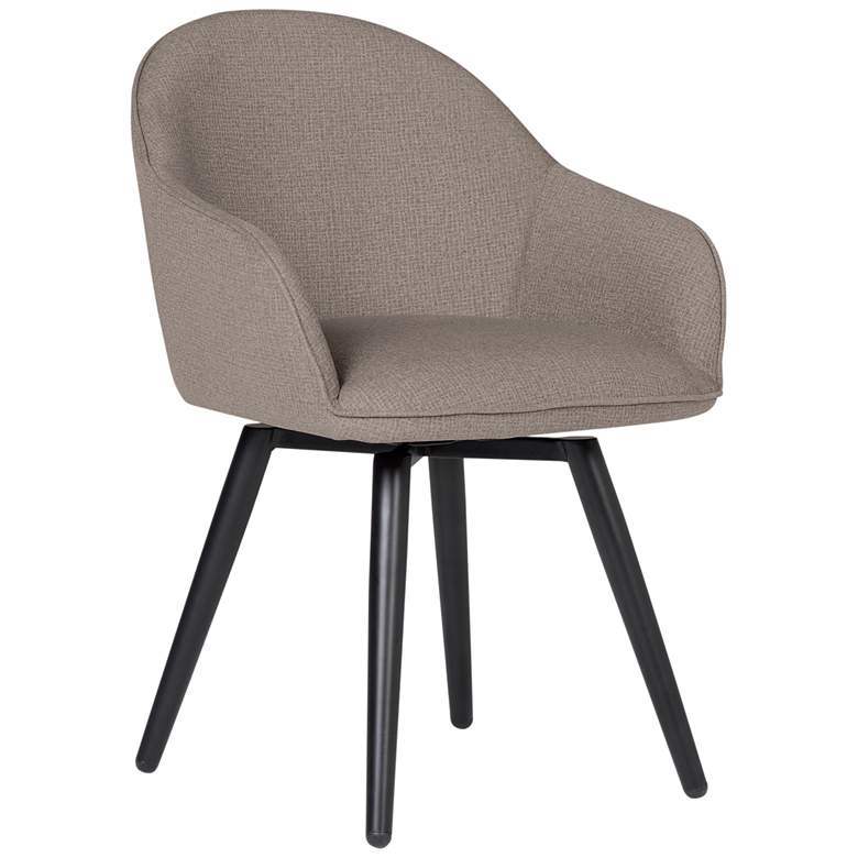 Image 3 Dome Camel Beige Fabric Swivel Dining/Office Chair