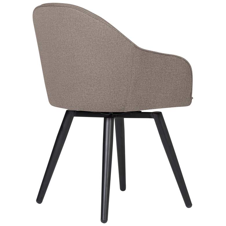 Image 7 Dome Camel Beige Fabric Swivel Dining/Office Chair more views