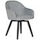 Dome Heather Gray Fabric Swivel Dining/Office Chair