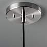 7_Dome Pendant - Matte White - Brushed Nickel - Black Cord more views