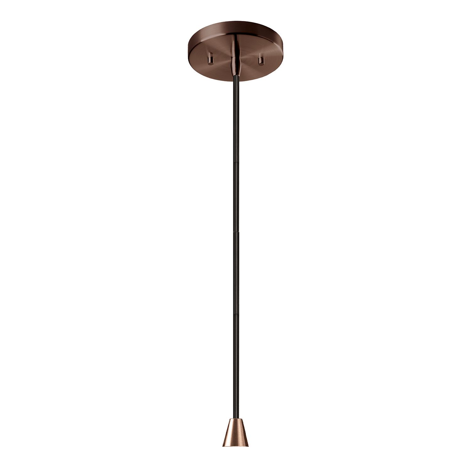 Image 2 Dome Pendant - Terra Cotta - Dark Bronze - Black Cord - Made to Order more views