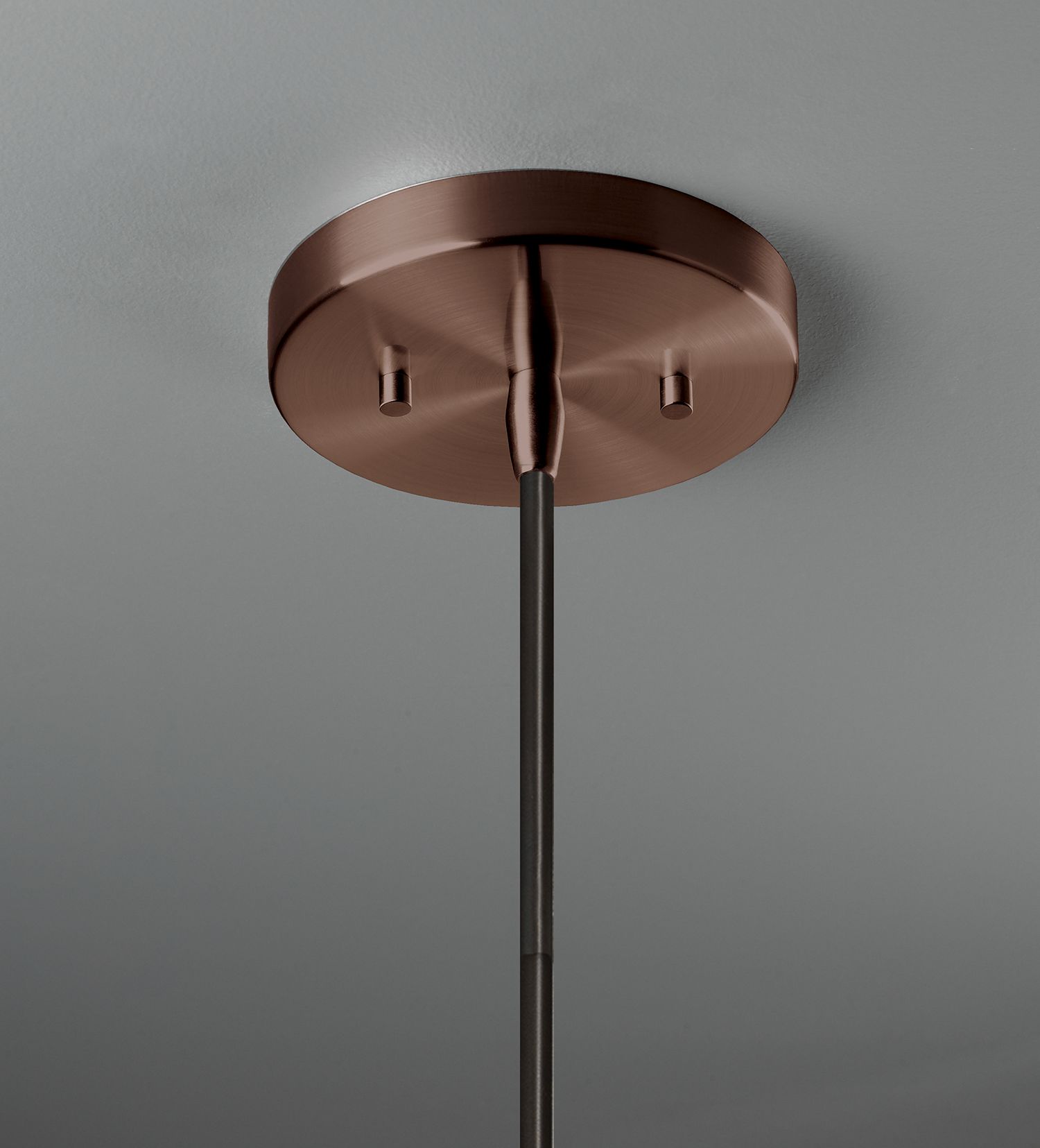 Image 4 Dome Pendant - Terra Cotta - Dark Bronze - Black Cord - Made to Order more views