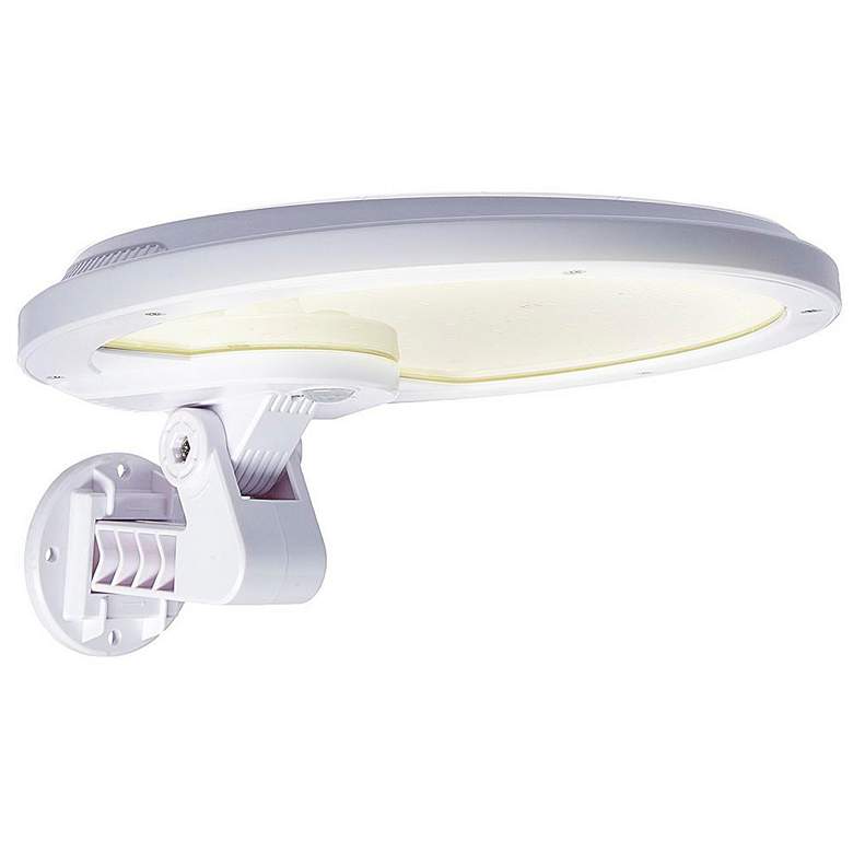 Image 1 Domex 7 1/2" High Warm White Solar Mini UFO LED Flood Light
