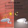 Domex 7 1/2" High Warm White Solar Mini UFO LED Flood Light