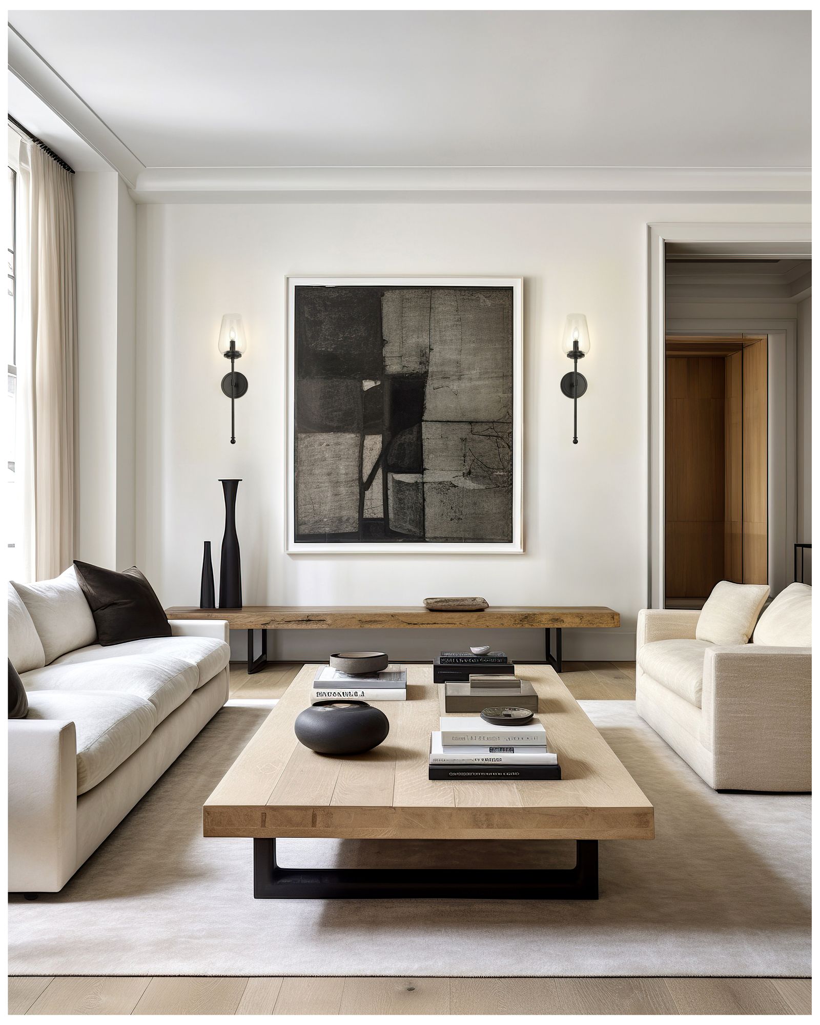 Image 3 Dominique by Z-Lite Matte Black 1 Light Wall Sconce more views