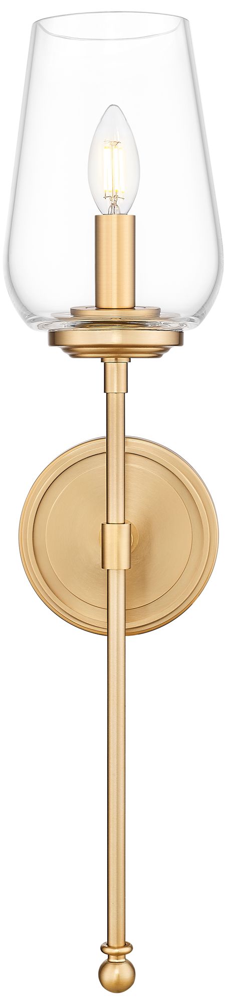 Image 4 Dominique by Z-Lite Modern Gold 1 Light Wall Sconce more views